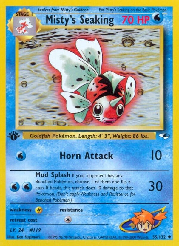 Image for Misty's Seaking (055/132) (Gym Heroes) (G1) - Pokemon