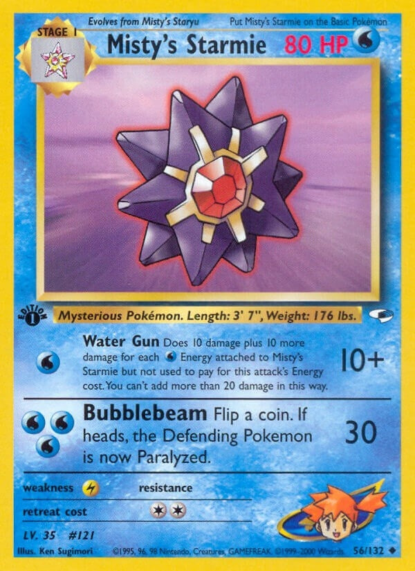 Image for Misty's Starmie (056/132) (Gym Heroes) (G1) - Pokemon