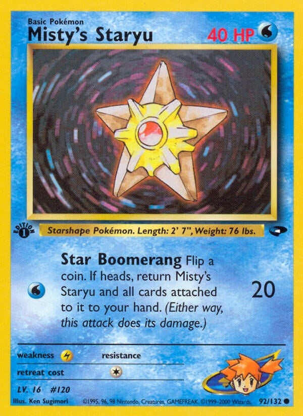 Image for Misty's Staryu (092/132) (Gym Challenge) (G2) - Pokemon