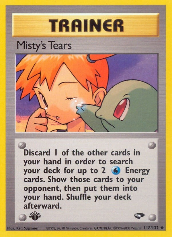 Image for Misty's Tears (118/132) (Gym Challenge) (G2) - Pokemon
