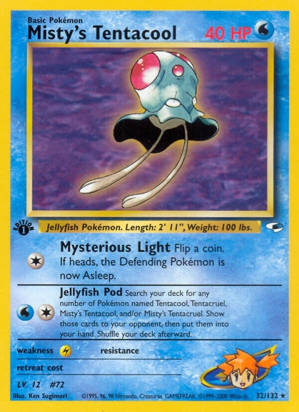 Image for Misty's Tentacool (32) (032/132) (Gym Heroes) (G1) - Pokemon