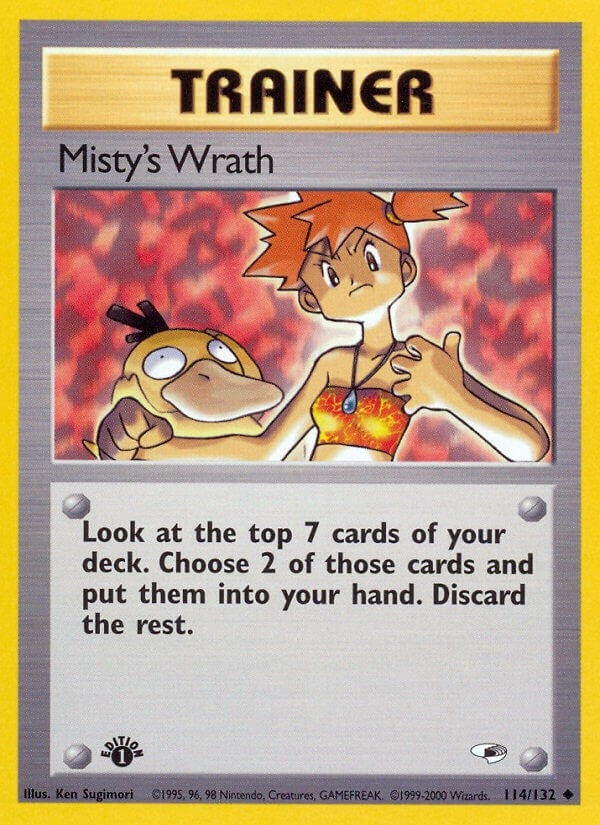 Image for Misty's Wrath (114/132) (Gym Heroes) (G1) - Pokemon