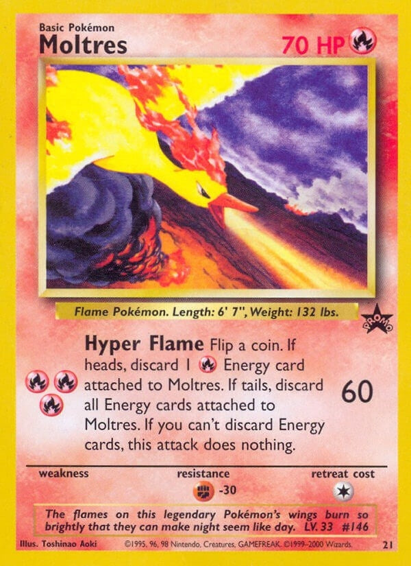 Image for Moltres (21/53) (WoTC Promo) (PR) - Pokemon