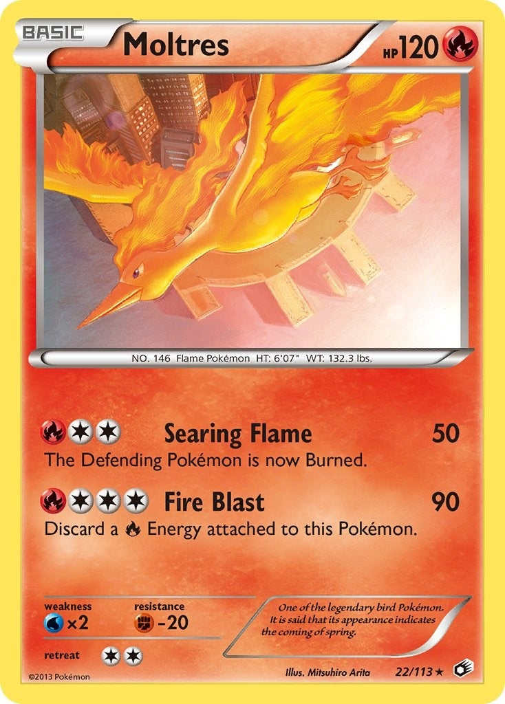 Image for Moltres (22/113) (Legendary Treasures) (LTR) - Pokemon