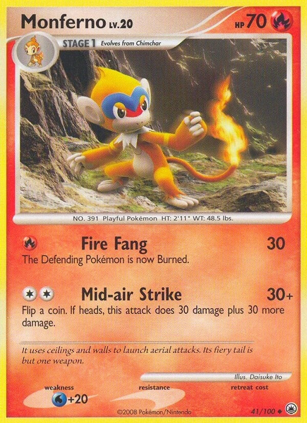 Image for Monferno (41/100) (Majestic Dawn) (MD) - Pokemon