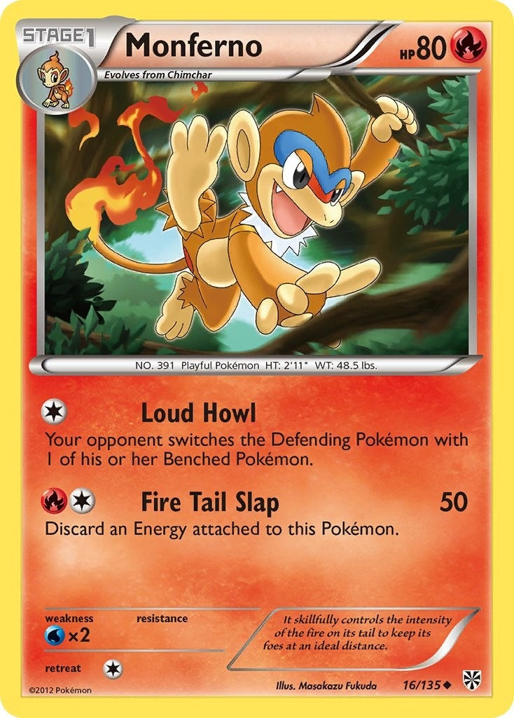 Image for Monferno (16/135) (Plasma Storm) (PLS) - Pokemon