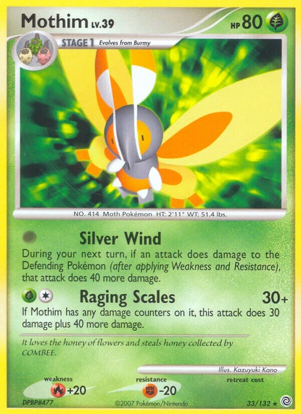 Image for Mothim (33/132) (Secret Wonders) (SW) - Pokemon