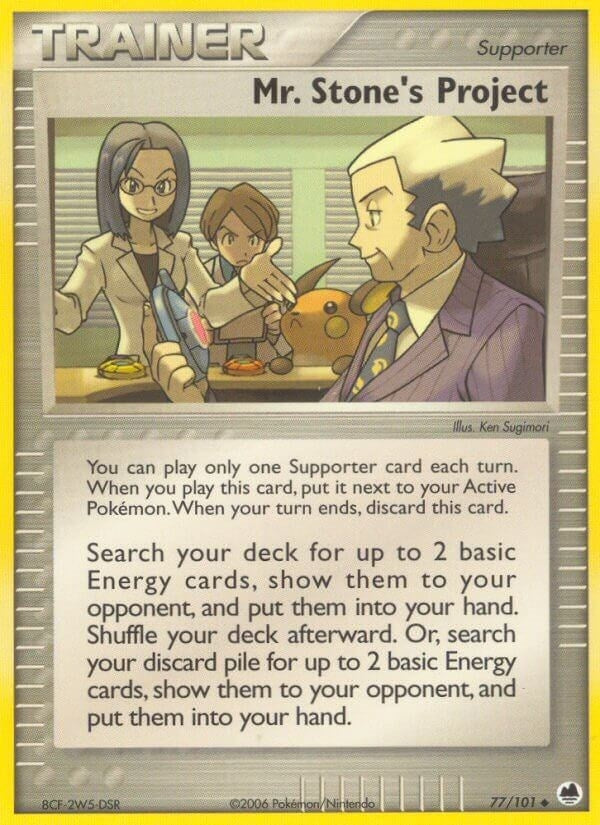 Image for Mr. Stone's Project (77/101) (EX Dragon Frontiers) (DF) - Pokemon
