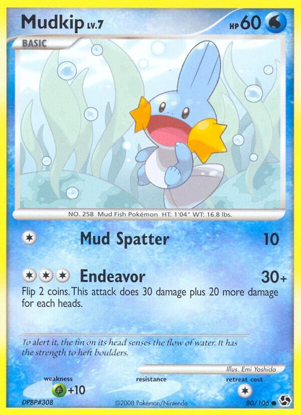 Image for Mudkip (80/106) (Great Encounters) (GE) - Pokemon