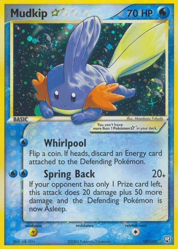 Image for Mudkip Star (107/109) (EX Team Rocket Returns) (RR) - Pokemon
