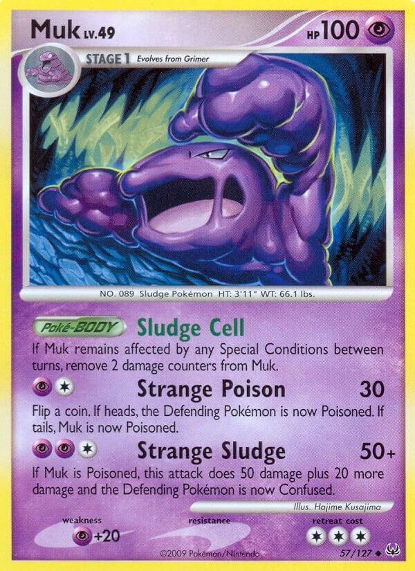 Image for Muk (57/127) (Platinum) (PL) - Pokemon