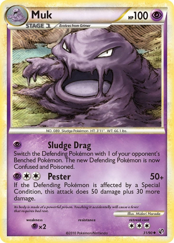 Image for Muk (31/90) (Undaunted) (UD) - Pokemon