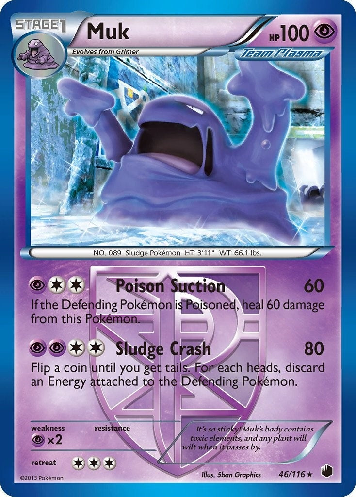 Image for Muk (Team Plasma) (46/116) (Plasma Freeze) (PLF) - Pokemon