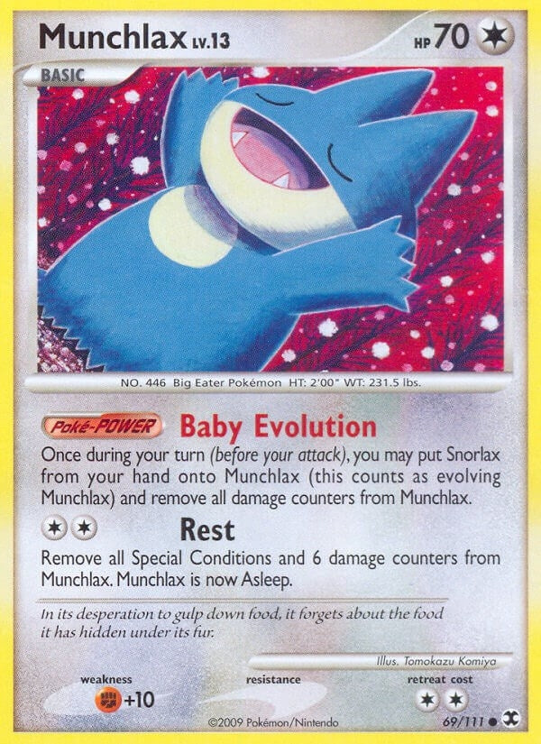 Image for Munchlax (69) (69/111) (Rising Rivals) (RR) - Pokemon