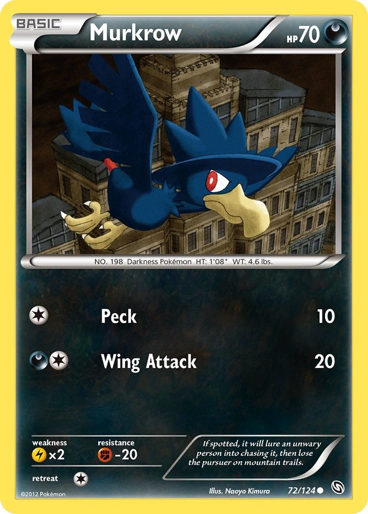Image for Murkrow (72/124) (Dragons Exalted) (DRX) - Pokemon