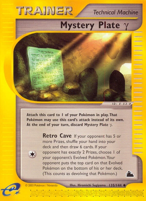 Image for Mystery Plate Gamma (135/144) (Skyridge) (SK) - Pokemon