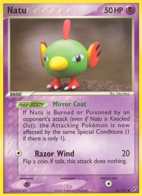 Image for Natu (66/107) (EX Deoxys) (DX) - Pokemon