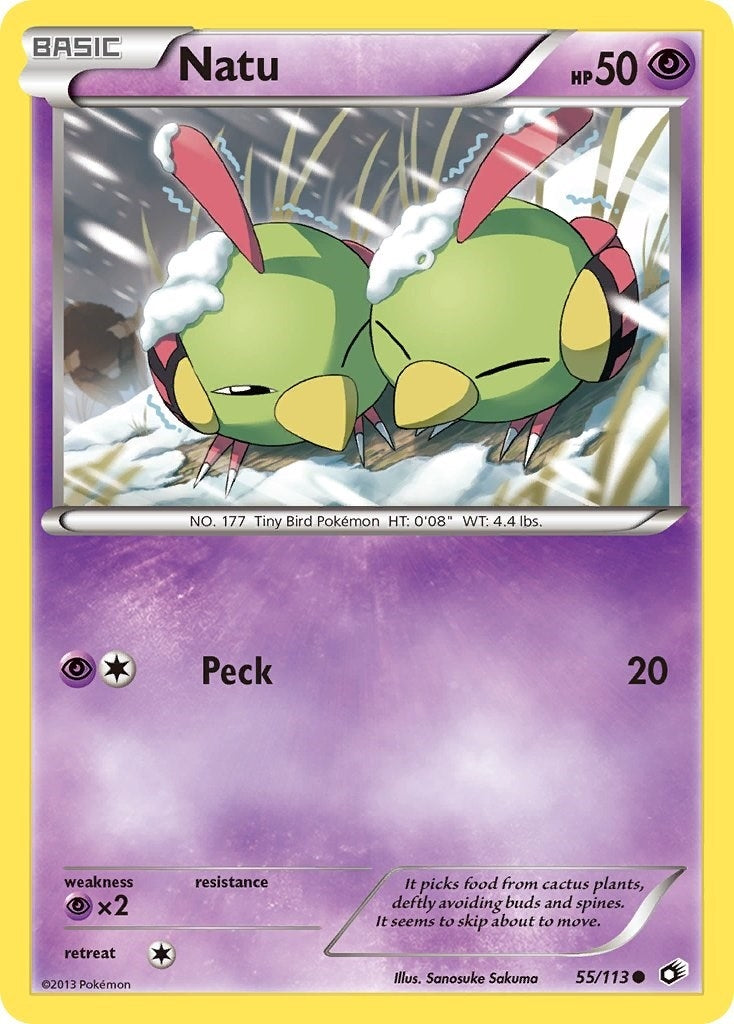 Image for Natu (55/113) (Legendary Treasures) (LTR) - Pokemon