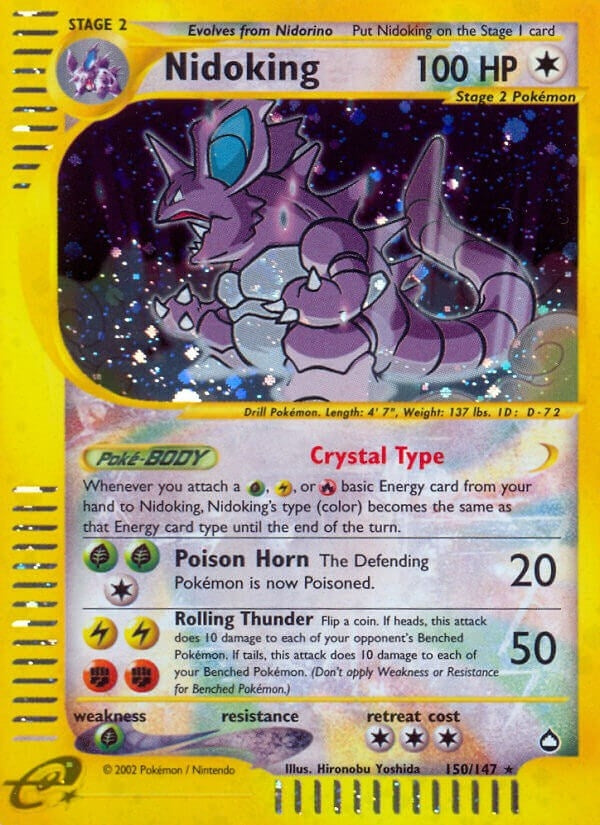 Image for Nidoking (150) (150/147) (Aquapolis) (AQ) - Pokemon