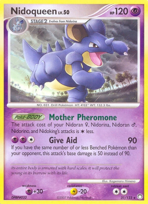 Image for Nidoqueen (31/123) (Mysterious Treasures) (MT) - Pokemon