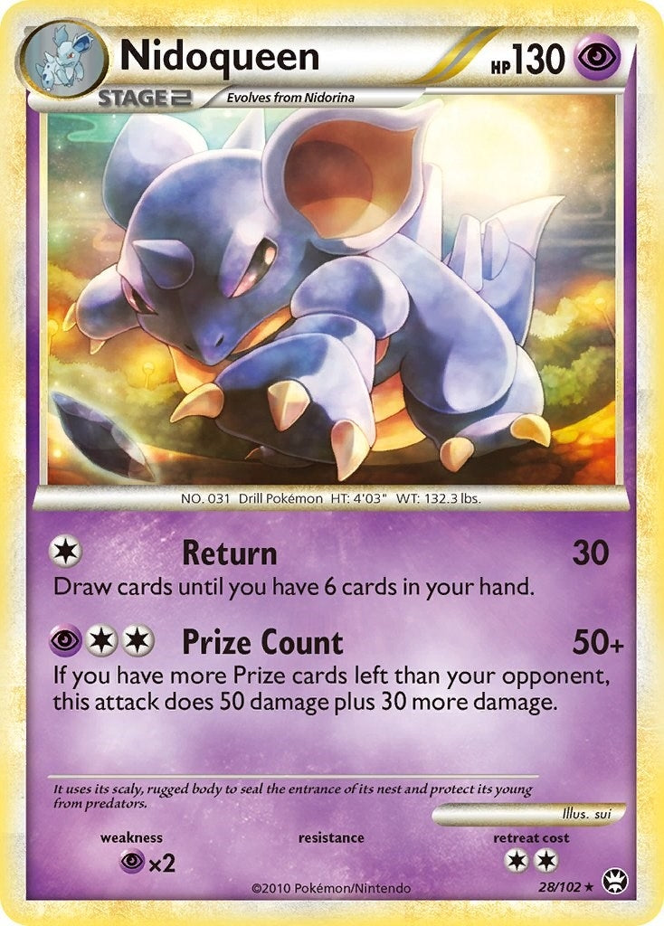 Image for Nidoqueen (28/102) (Triumphant) (TM) - Pokemon