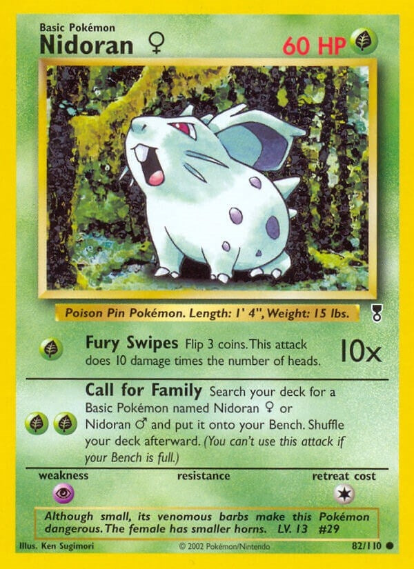Image for Nidoran F (082/110) (Legendary Collection) (LC) - Pokemon