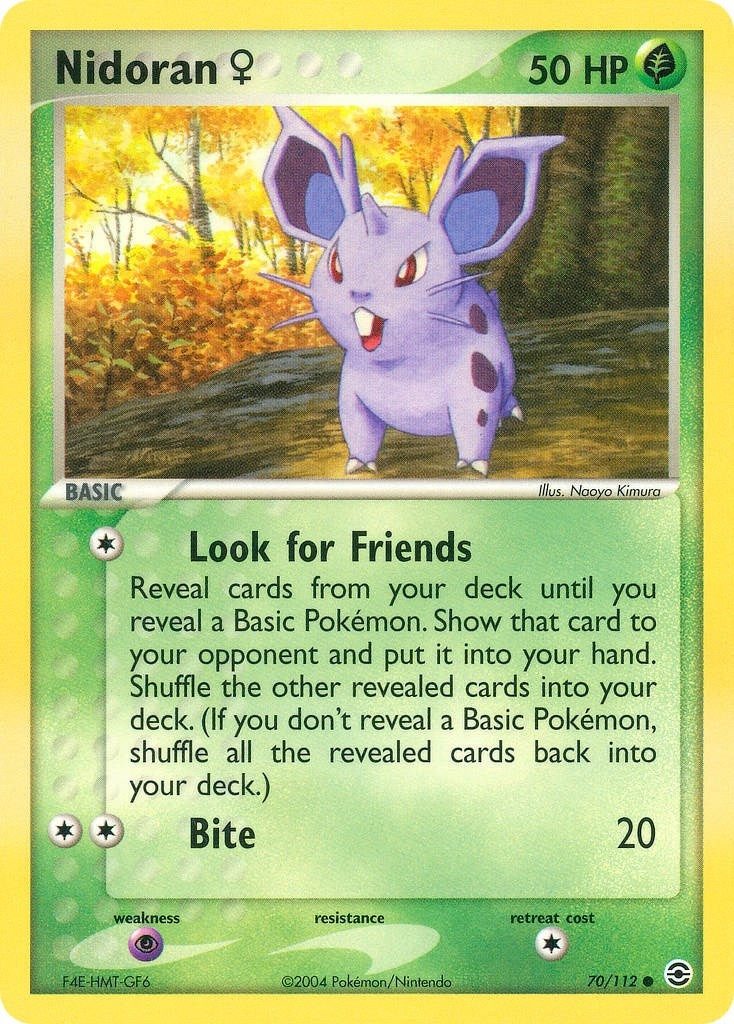 Image for Nidoran F (70/112) (EX FireRed & LeafGreen) (RG) - Pokemon