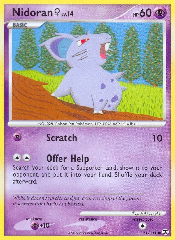 Image for Nidoran F (71/111) (Rising Rivals) (RR) - Pokemon