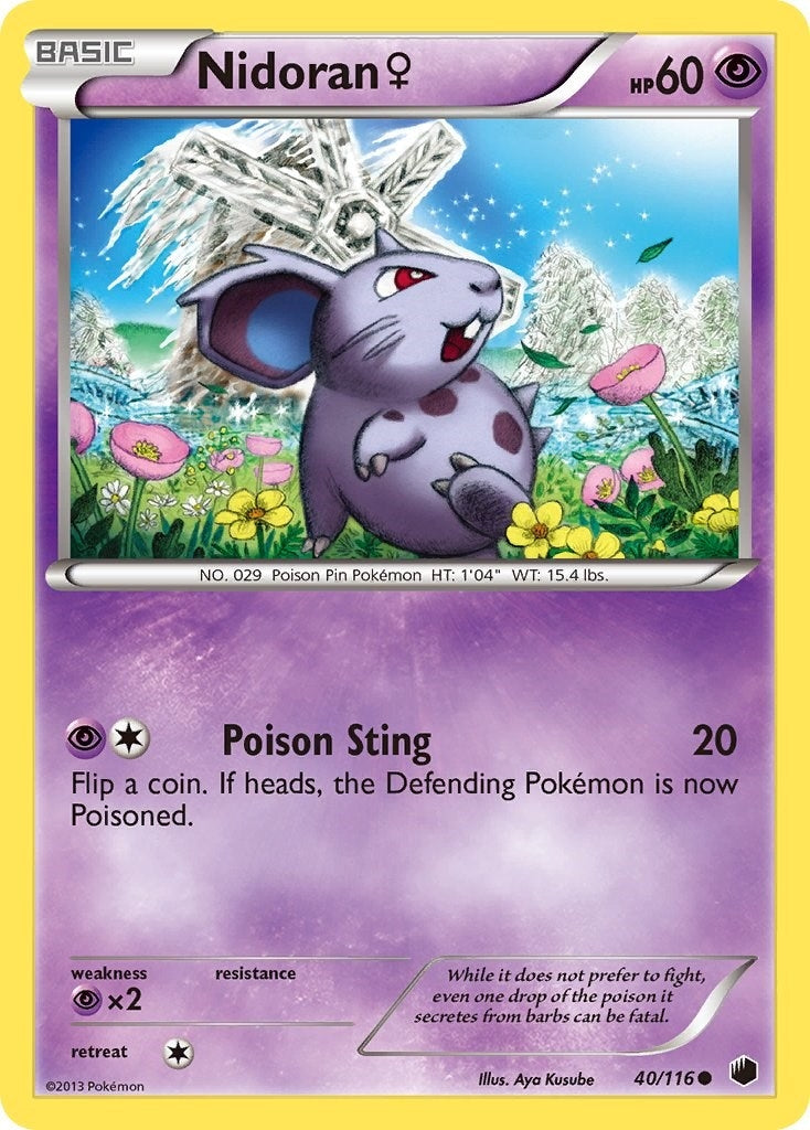 Image for Nidoran F (40/116) (Plasma Freeze) (PLF) - Pokemon