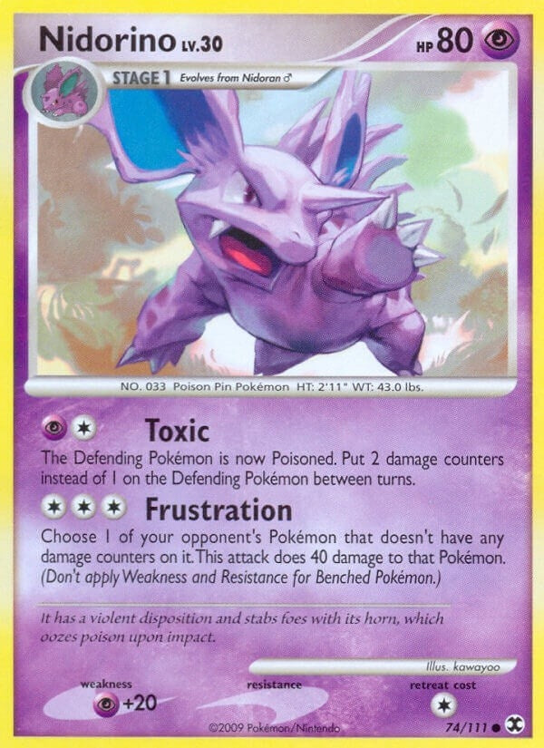 Image for Nidorino (74/111) (Rising Rivals) (RR) - Pokemon