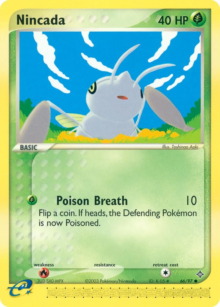 Image for Nincada (66/97) (EX Dragon) (DR) - Pokemon