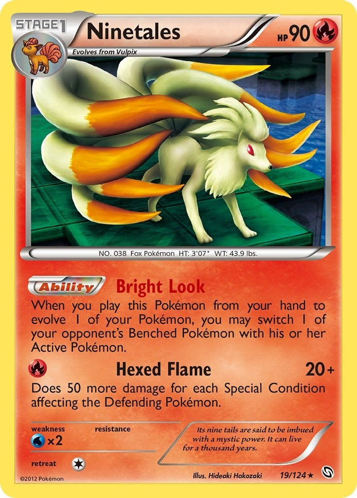 Image for Ninetales (19/124) (Dragons Exalted) (DRX) - Pokemon