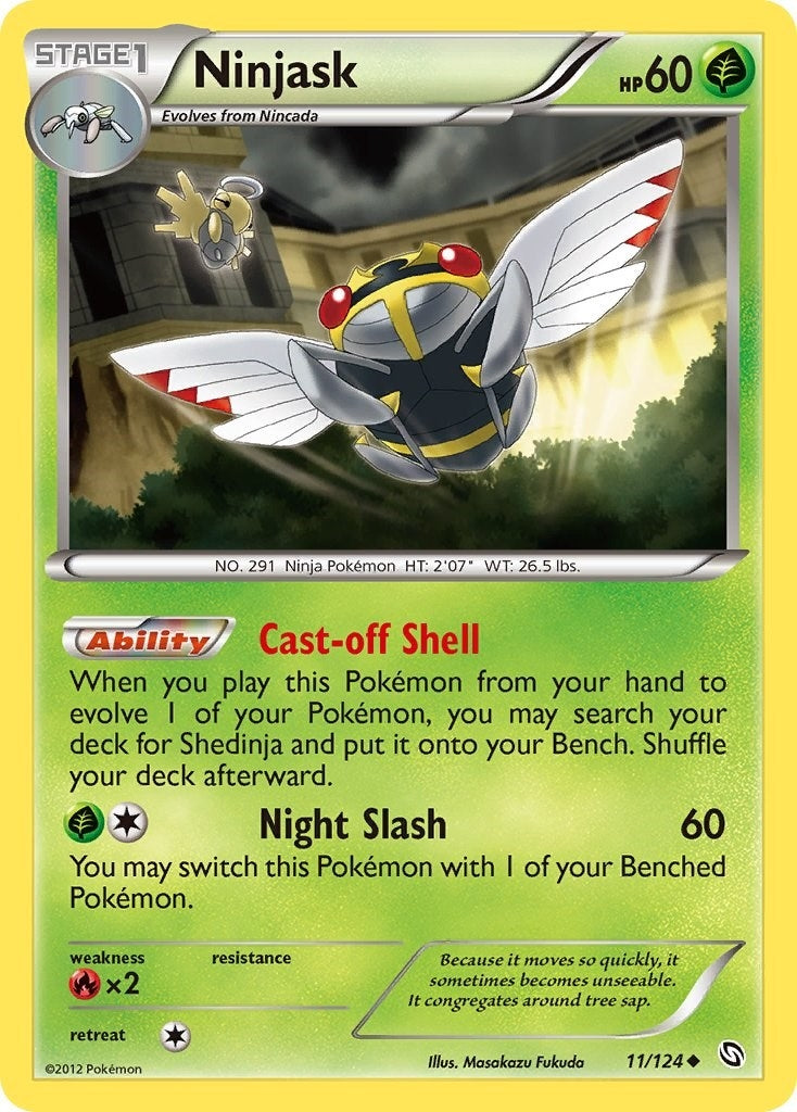 Image for Ninjask (11/124) (Dragons Exalted) (DRX) - Pokemon