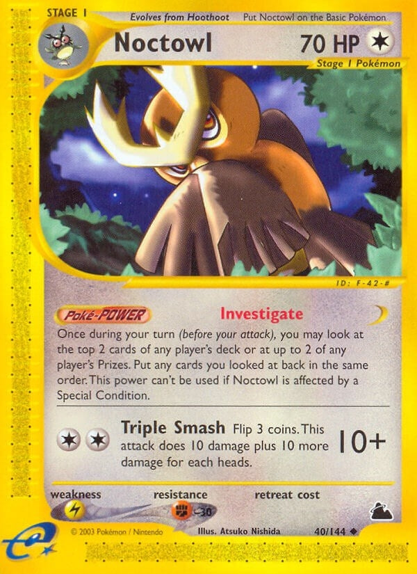 Image for Noctowl (040/144) (Skyridge) (SK) - Pokemon