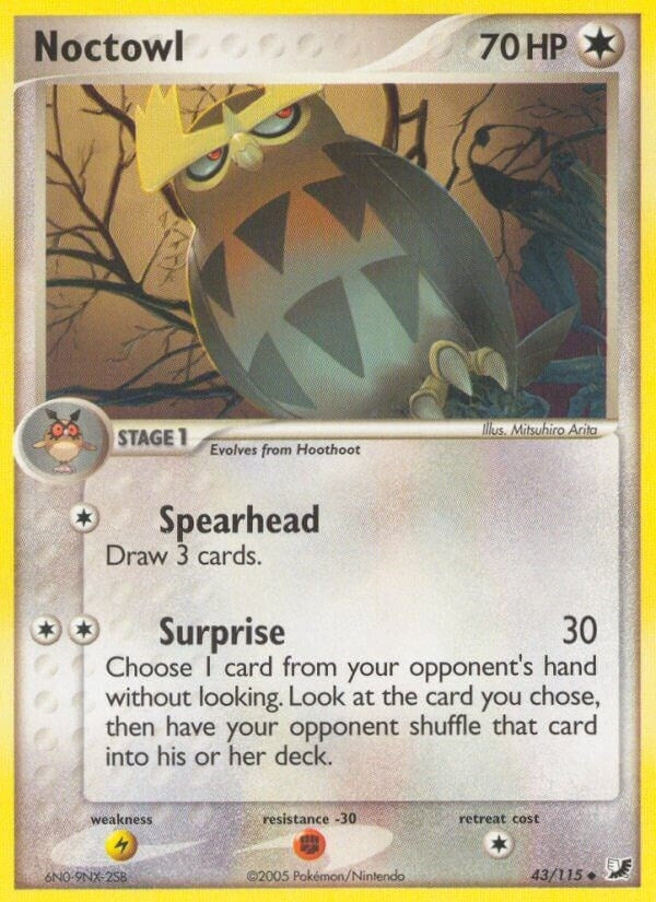 Image for Noctowl (43/115) (EX Unseen Forces) (UF) - Pokemon