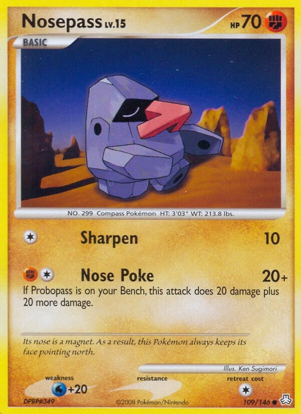 Image for Nosepass (109/146) (Legends Awakened) (LA) - Pokemon
