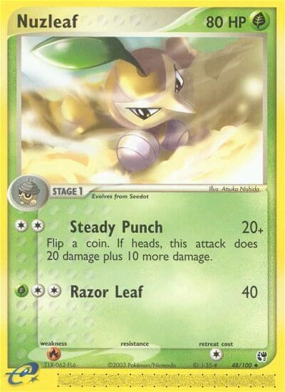 Image for Nuzleaf (48/100) (EX Sandstorm) (SS) - Pokemon