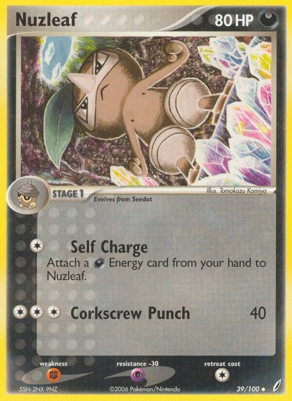 Image for Nuzleaf (39/100) (EX Crystal Guardians) (CG) - Pokemon