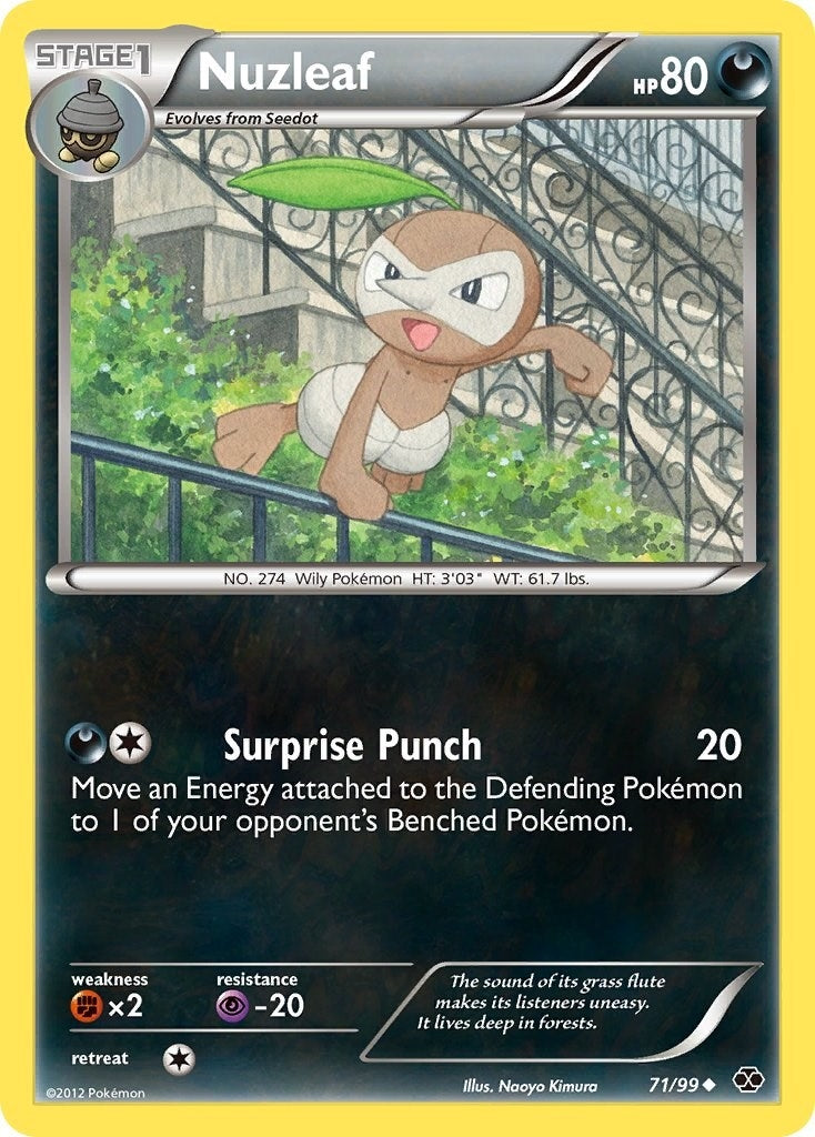 Image for Nuzleaf (71/99) (Next Destinies) (NXD) - Pokemon