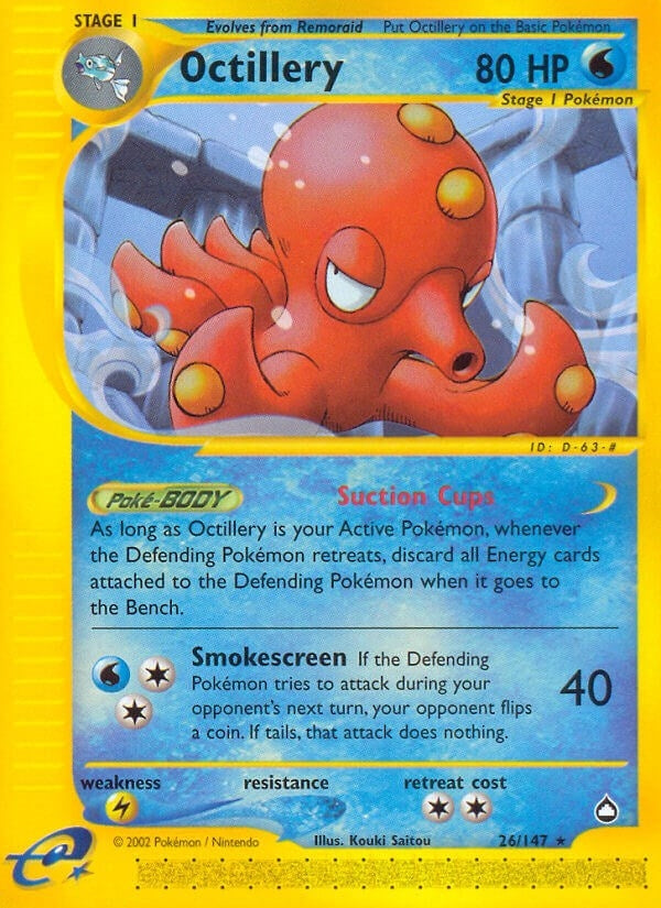 Image for Octillery (026/147) (Aquapolis) (AQ) - Pokemon