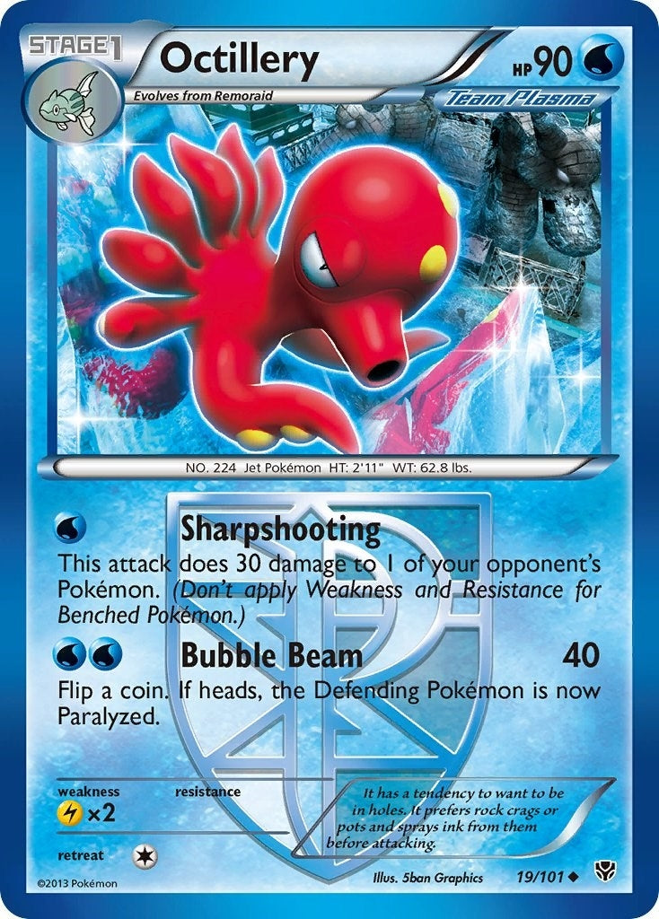 Image for Octillery (Team Plasma) (19/101) (Plasma Blast) (PLB) - Pokemon