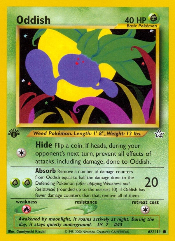 Image for Oddish (068/111) (Neo Genesis) (N1) - Pokemon
