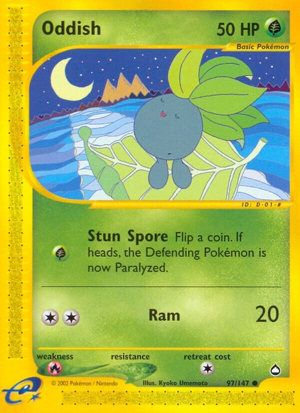 Image for Oddish (097/147) (Aquapolis) (AQ) - Pokemon