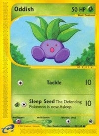 Image for Oddish (122/165) (Expedition) (EX) - Pokemon