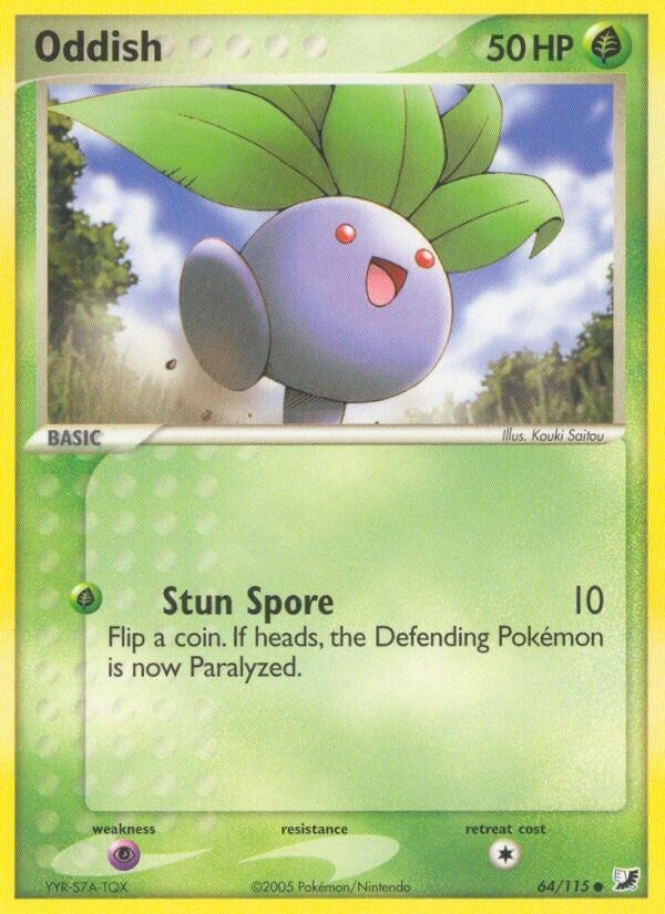 Image for Oddish (64/115) (EX Unseen Forces) (UF) - Pokemon