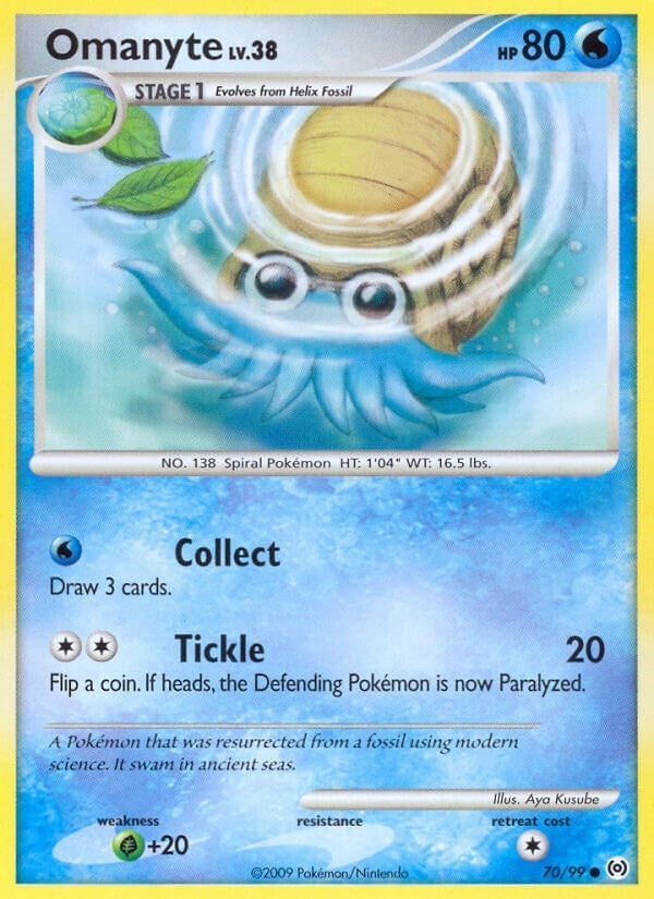 Image for Omanyte (70/99) (Arceus) (AR) - Pokemon