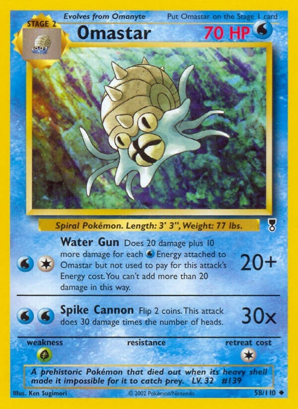 Image for Omastar (058/110) (Legendary Collection) (LC) - Pokemon