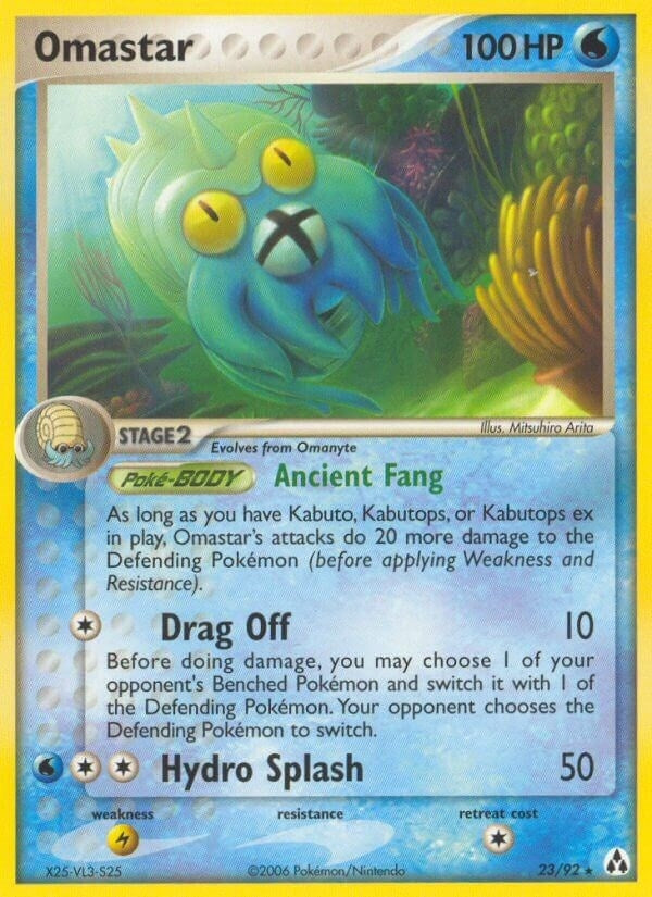 Image for Omastar (23/92) (EX Legend Maker) (LM) - Pokemon