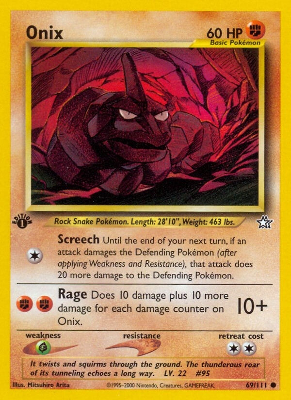 Image for Onix (069/111) (Neo Genesis) (N1) - Pokemon