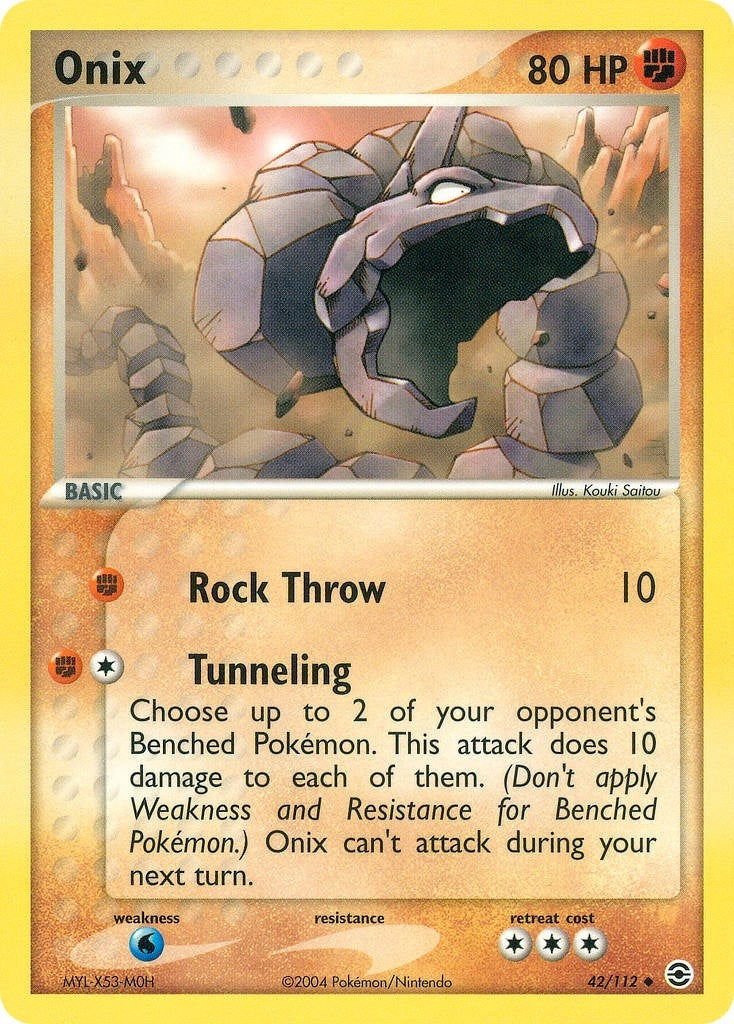Image for Onix (42/112) (EX FireRed & LeafGreen) (RG) - Pokemon